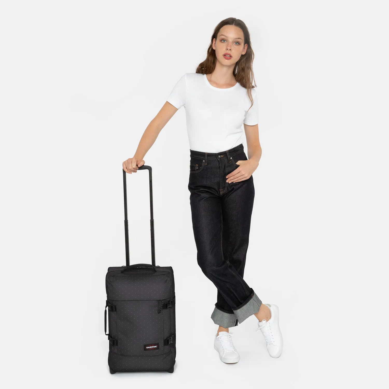 Eastpak Tranverz S kuffert Minidot Small blød