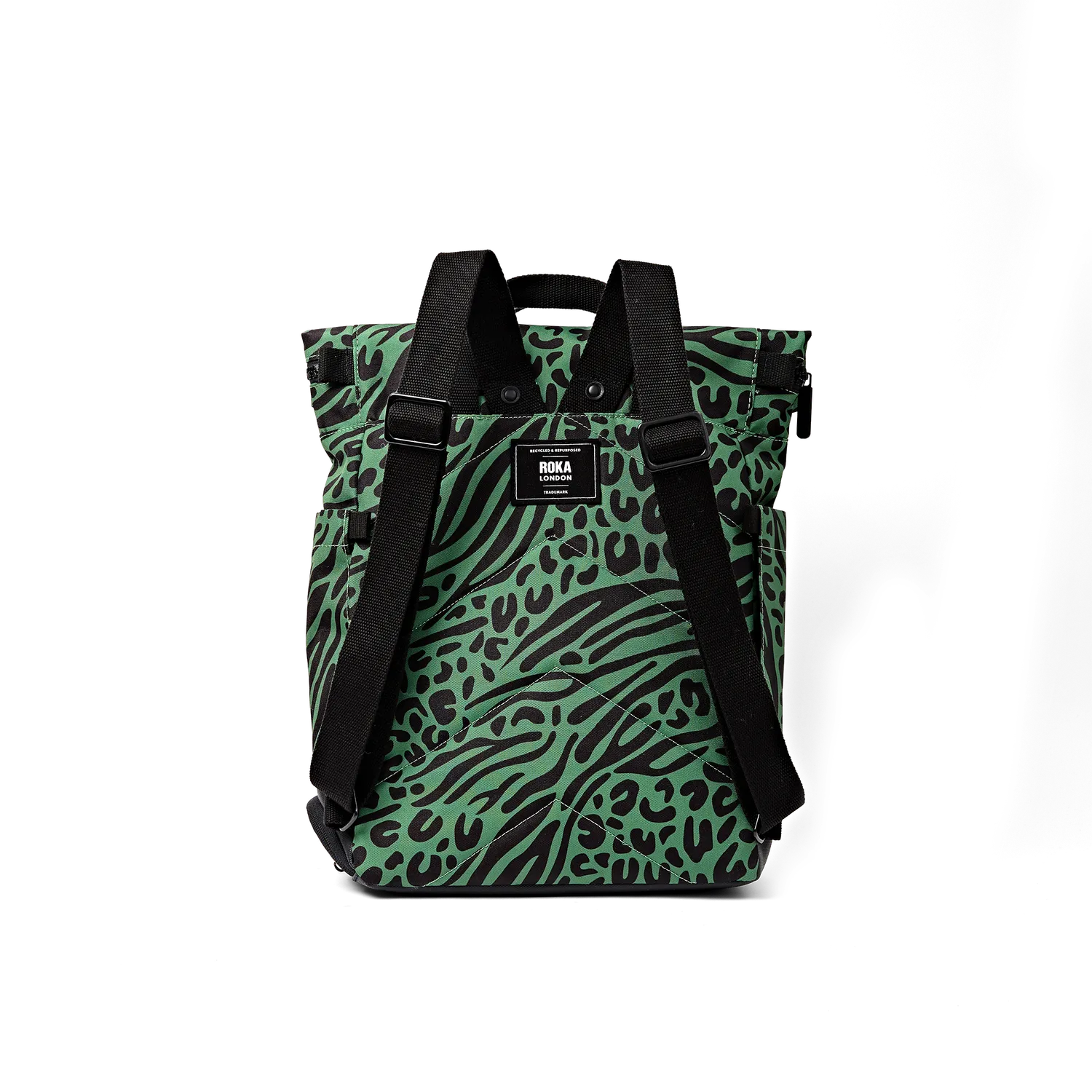Roka London Bayswater rygsæk Medium Mixed Animal Artichoke