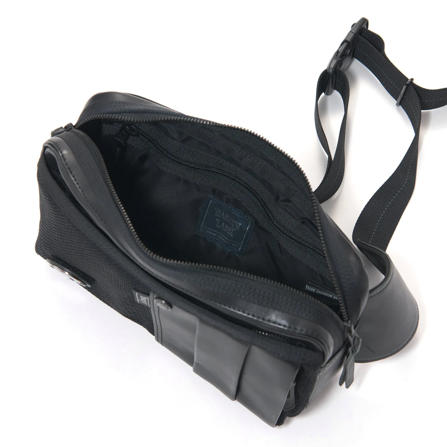 Harvest Label Custom Pelle HP-0201 bæltetaske sort læder
