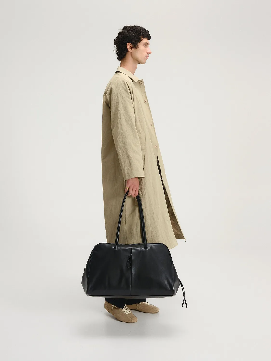 Ölend Large Brooklyn Bag skuldertaske sort vegansk læder