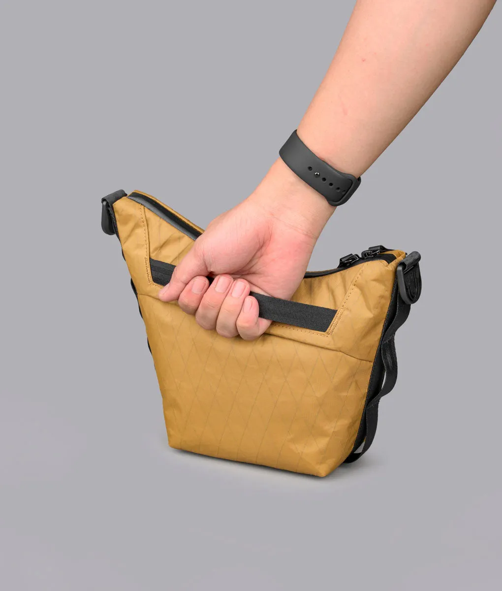 Alpaka Flow Satchel 2L skuldertaske coyote brown