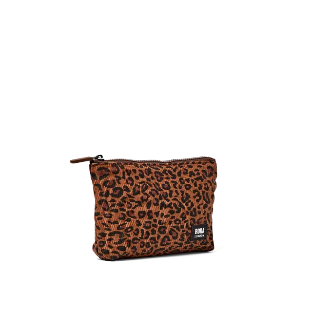 Roka London Maida Vale pouch leopard mini 1,2 liter