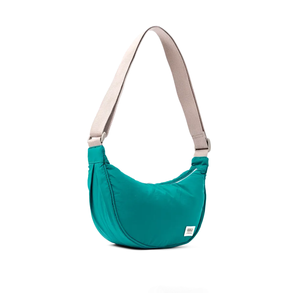 Roka London Farringdon halvmåne taske Ocean View Small