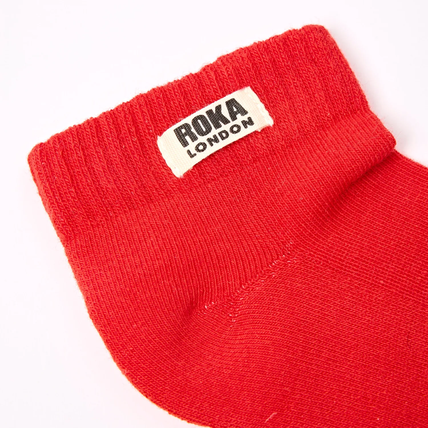 Roka London Wembley ankelstrømper børn Cranberry