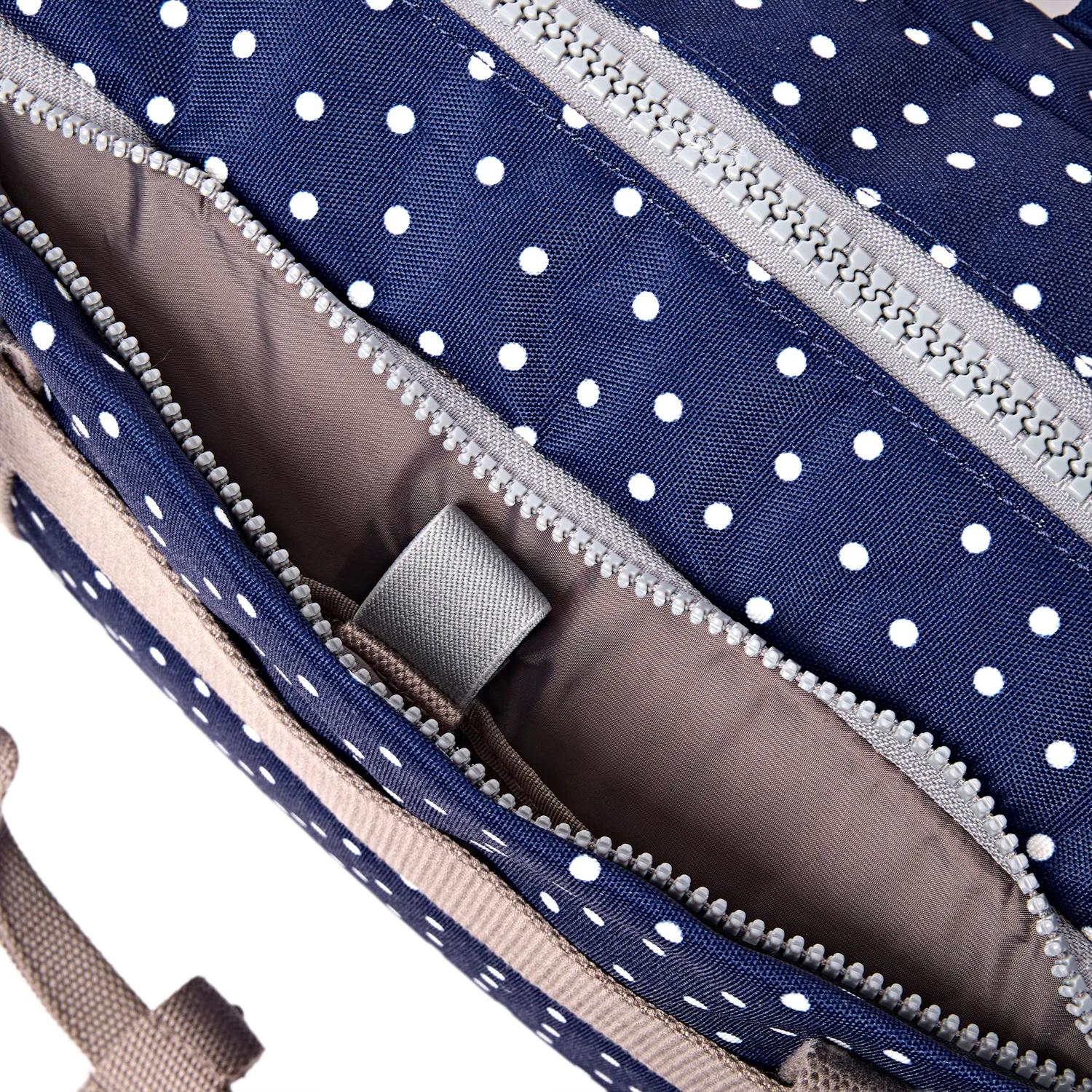 Roka Gatwick duffel Small navy polka dot håndbagage