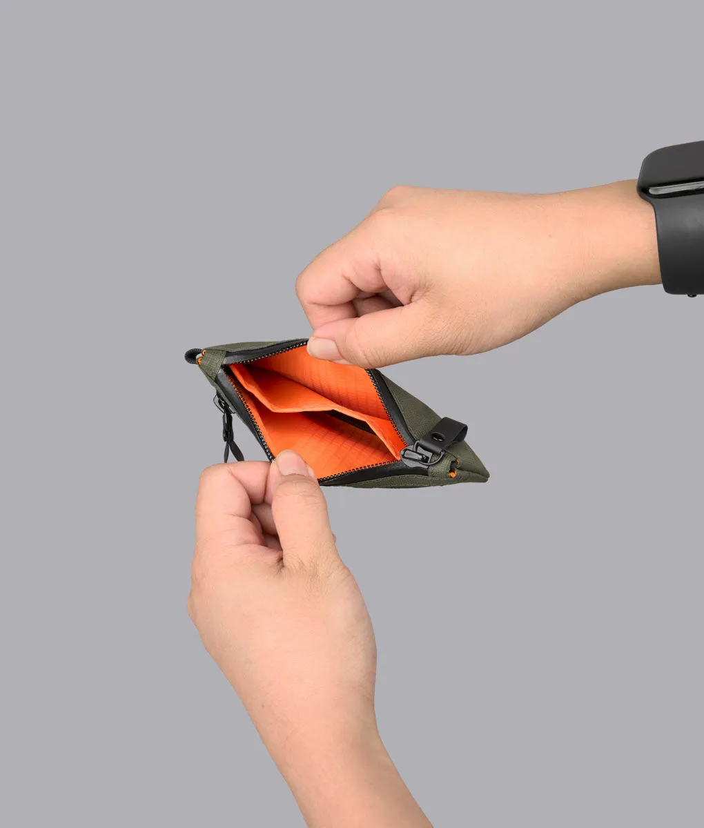 Alpaka Zip Pouch Pro Ultradyne pung grøn kompakt
