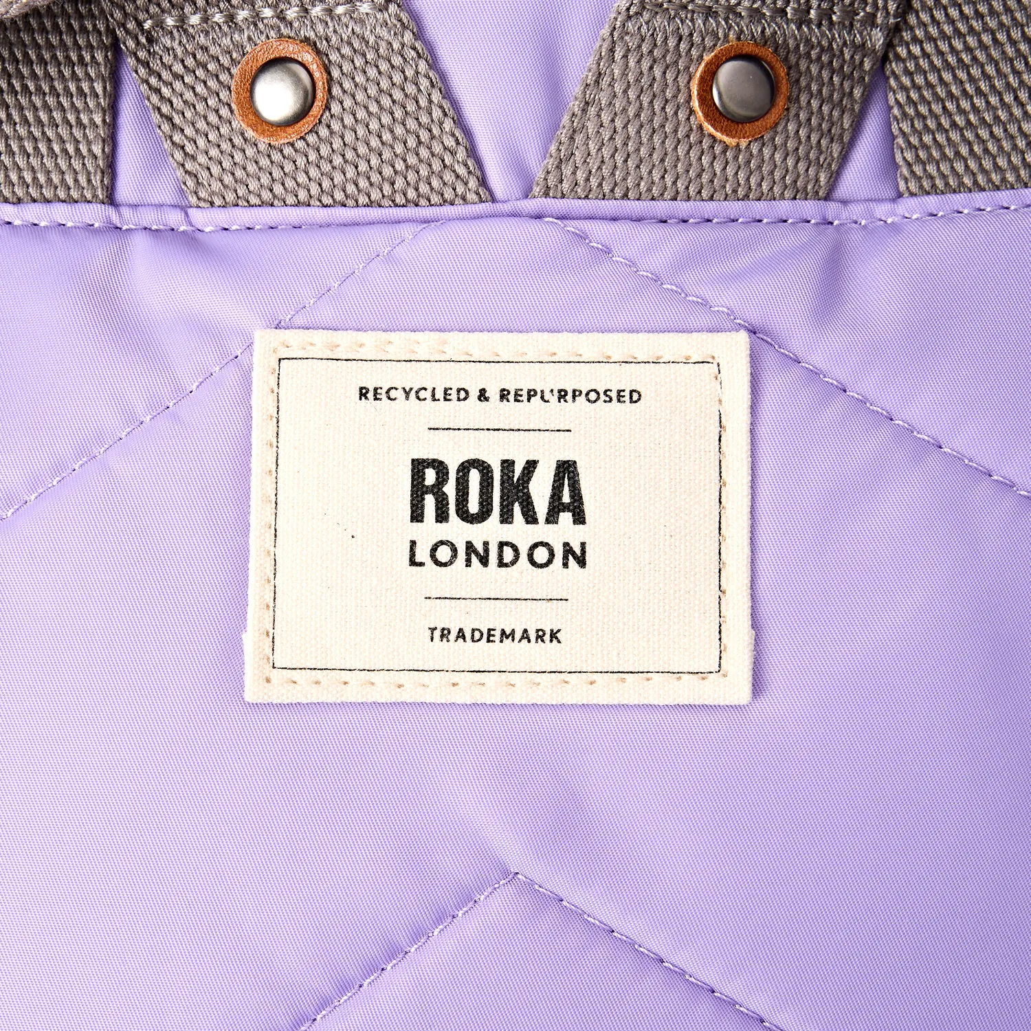 Roka London Canfield rygsæk thistle bloom roll-top