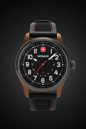 Wenger Terragraph herreur bronze sort silikonerem