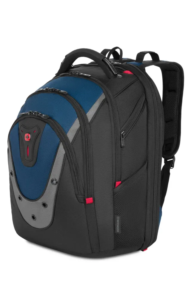 Wenger Ibex ScanSmart laptoprygsæk Black/Blue/Grey