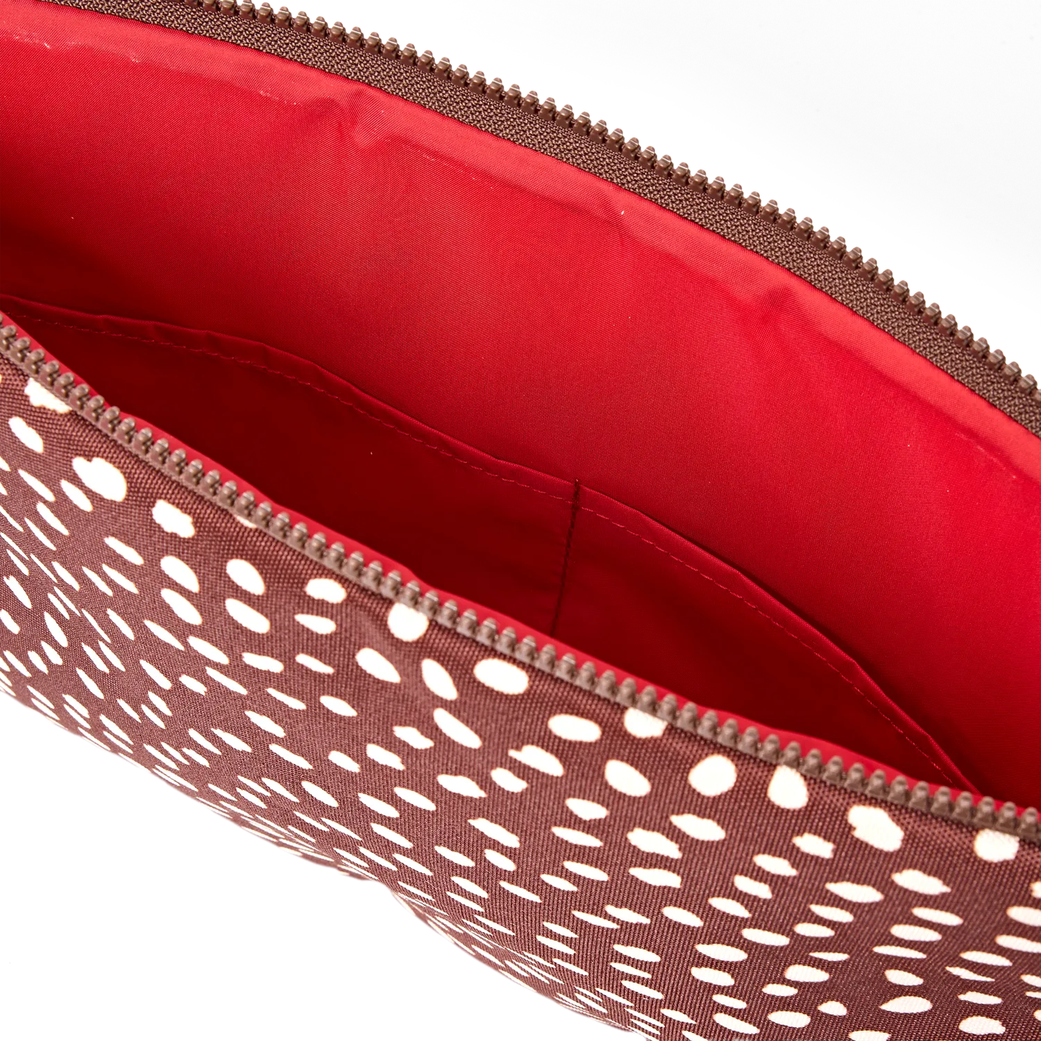 Roka London Brick Lane laptop sleeve 14" brown dot 2,2L