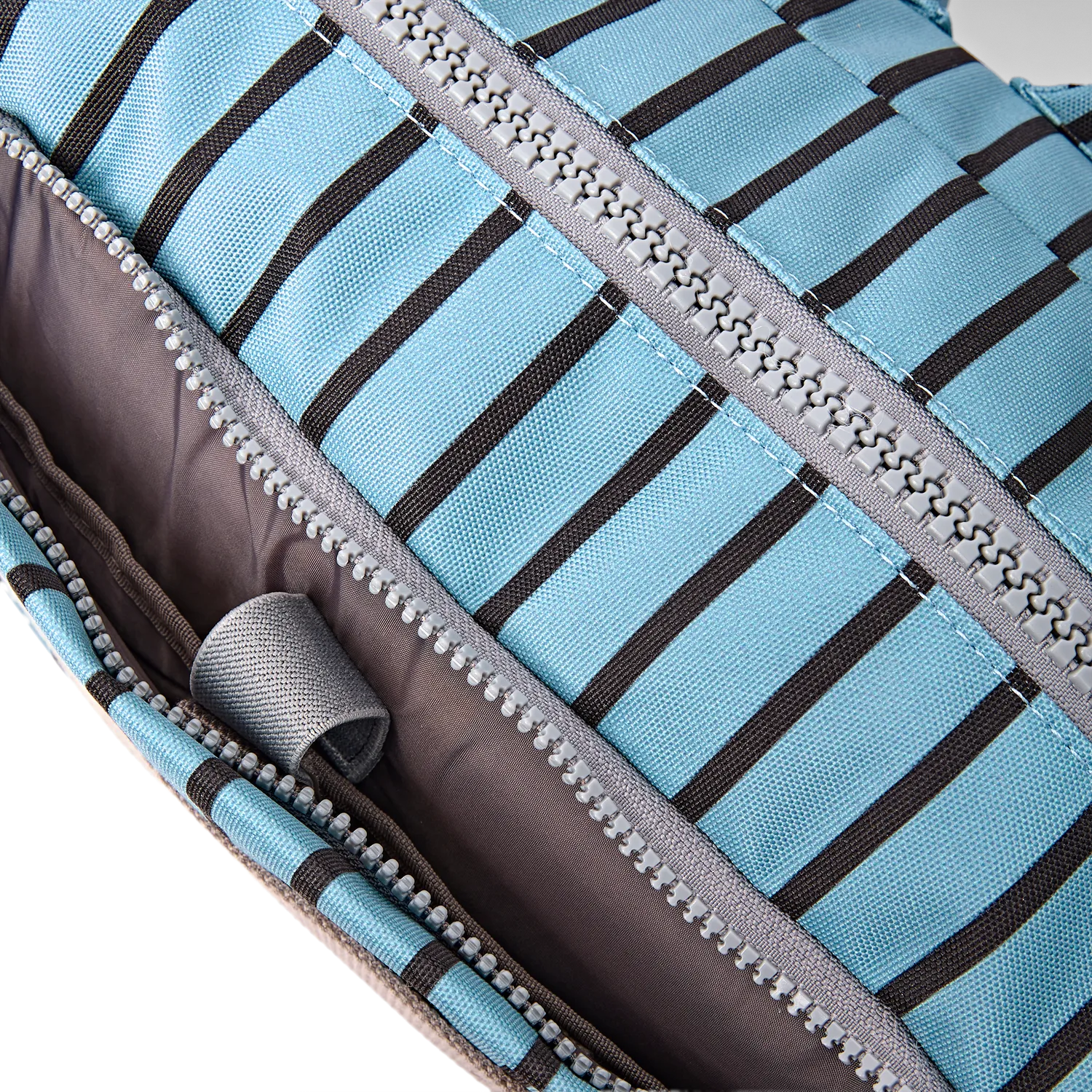 Roka London Gatwick duffel taske Blue Stripe med laptoprum