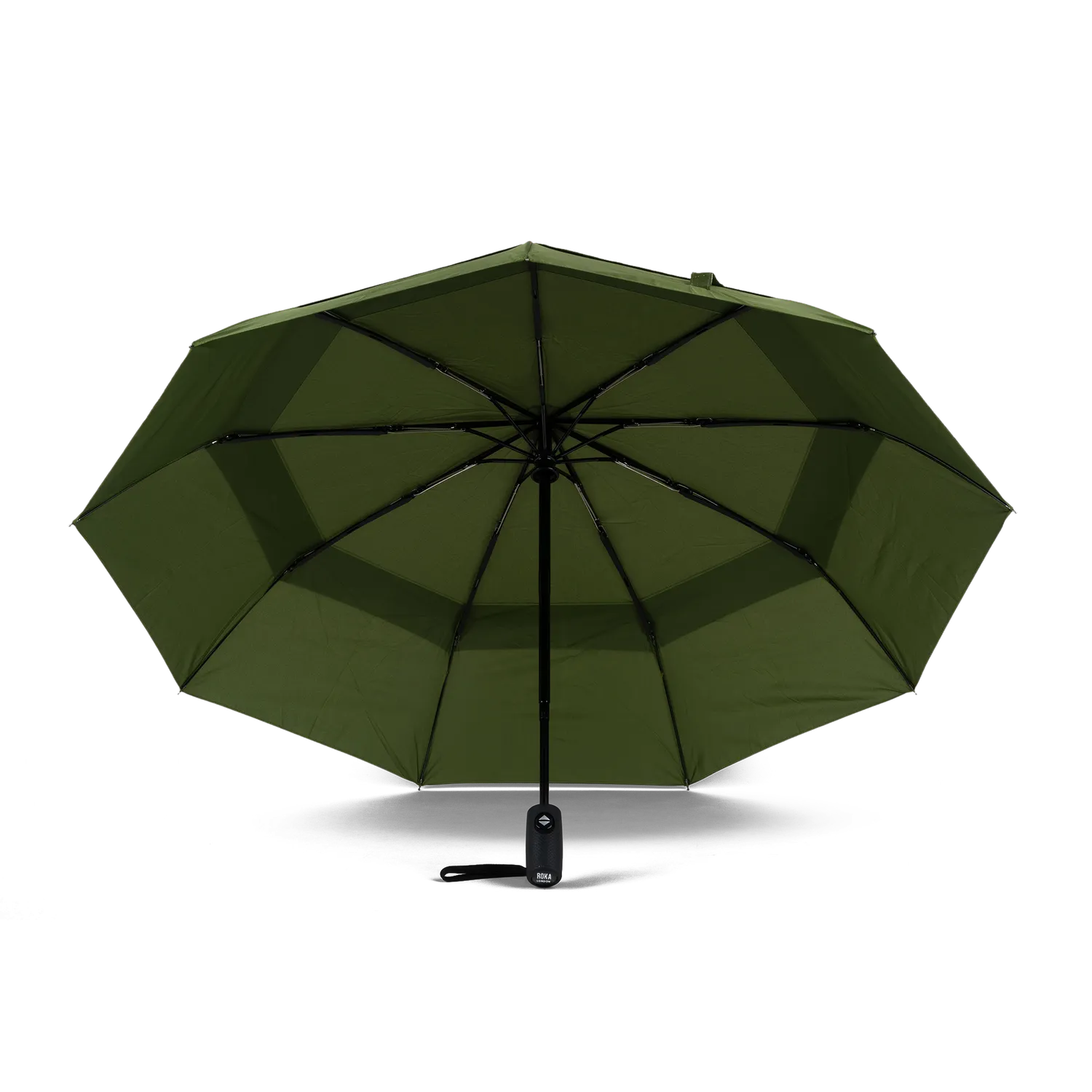 Roka London Waterloo paraply Avocado vindtæt compact