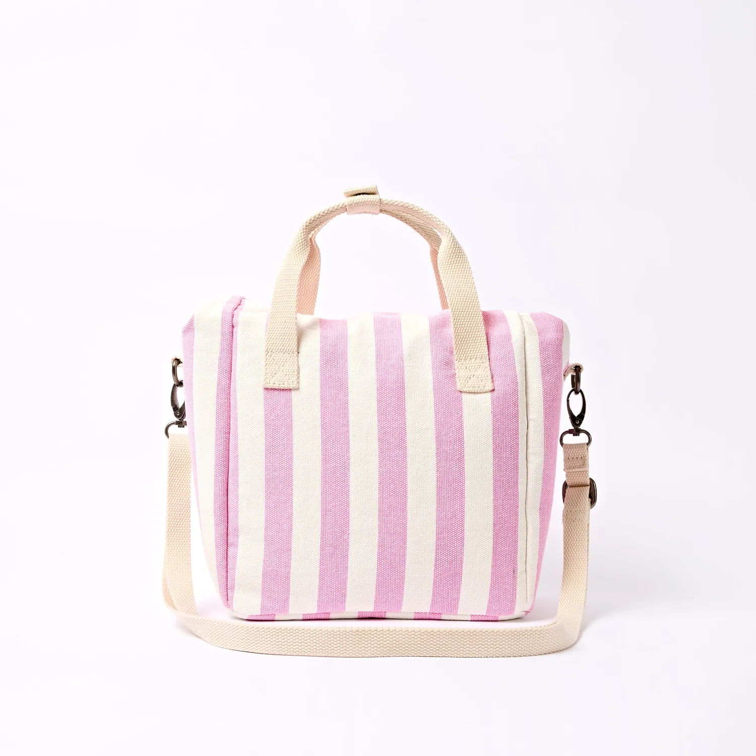 Roka London Hampstead madpakketaske Sherbet Stripe isoleret