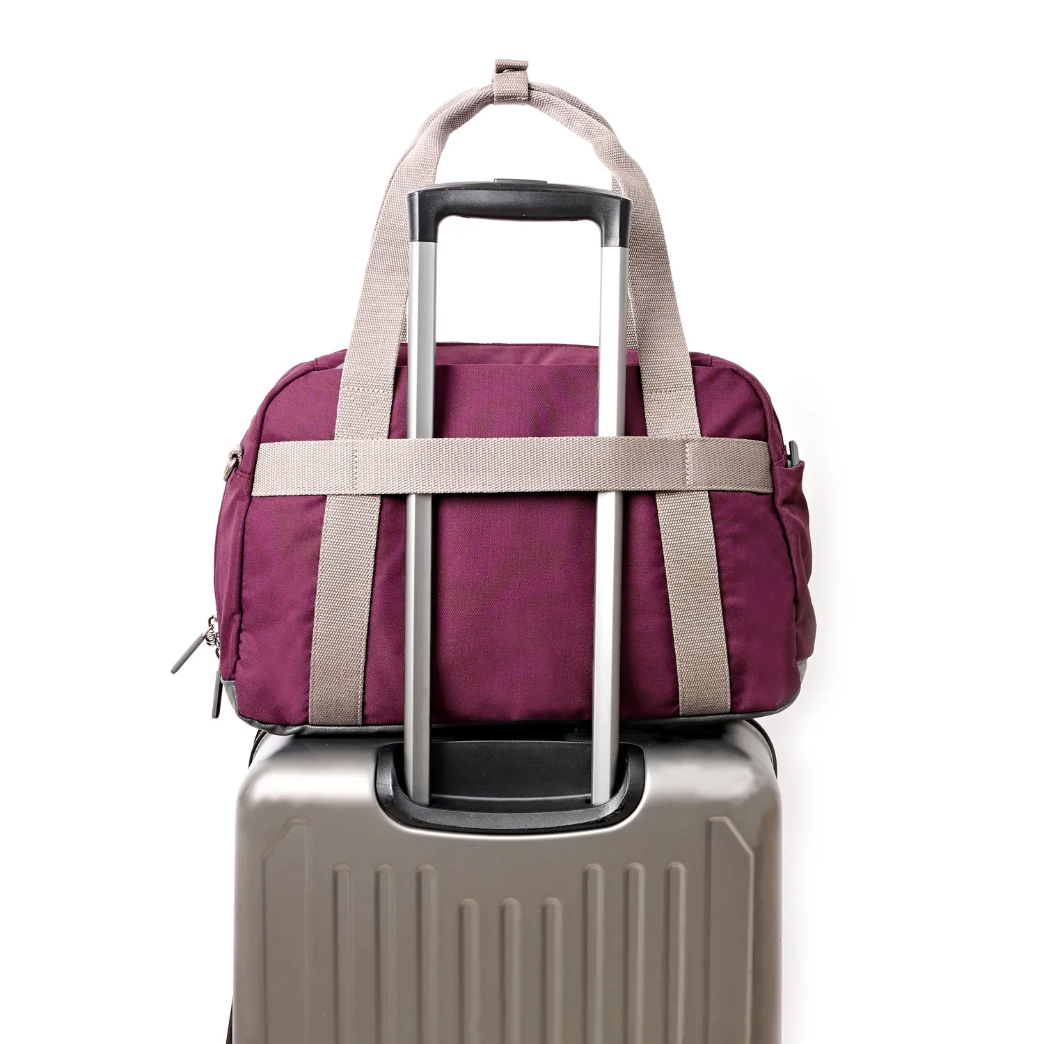 Roka Gatwick duffelbag Small – Cherry Lacquer