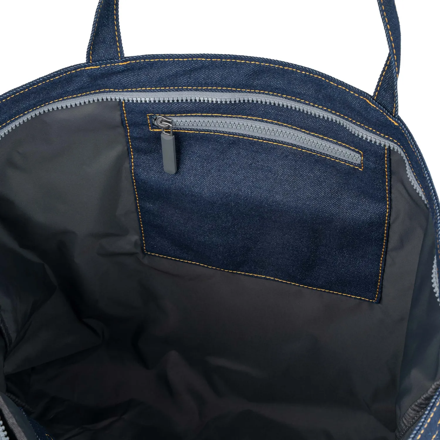 Roka London Portobello tote Large Dark Wash Denim laptoprum