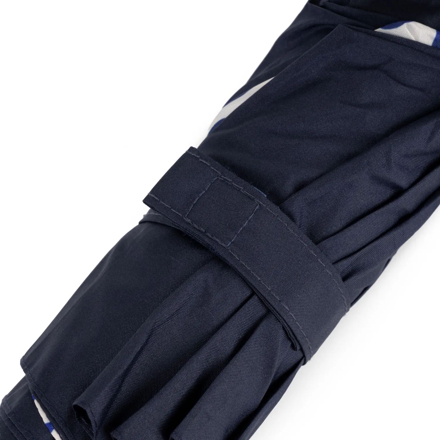 Roka London Waterloo Medium paraply Denim Rain storm