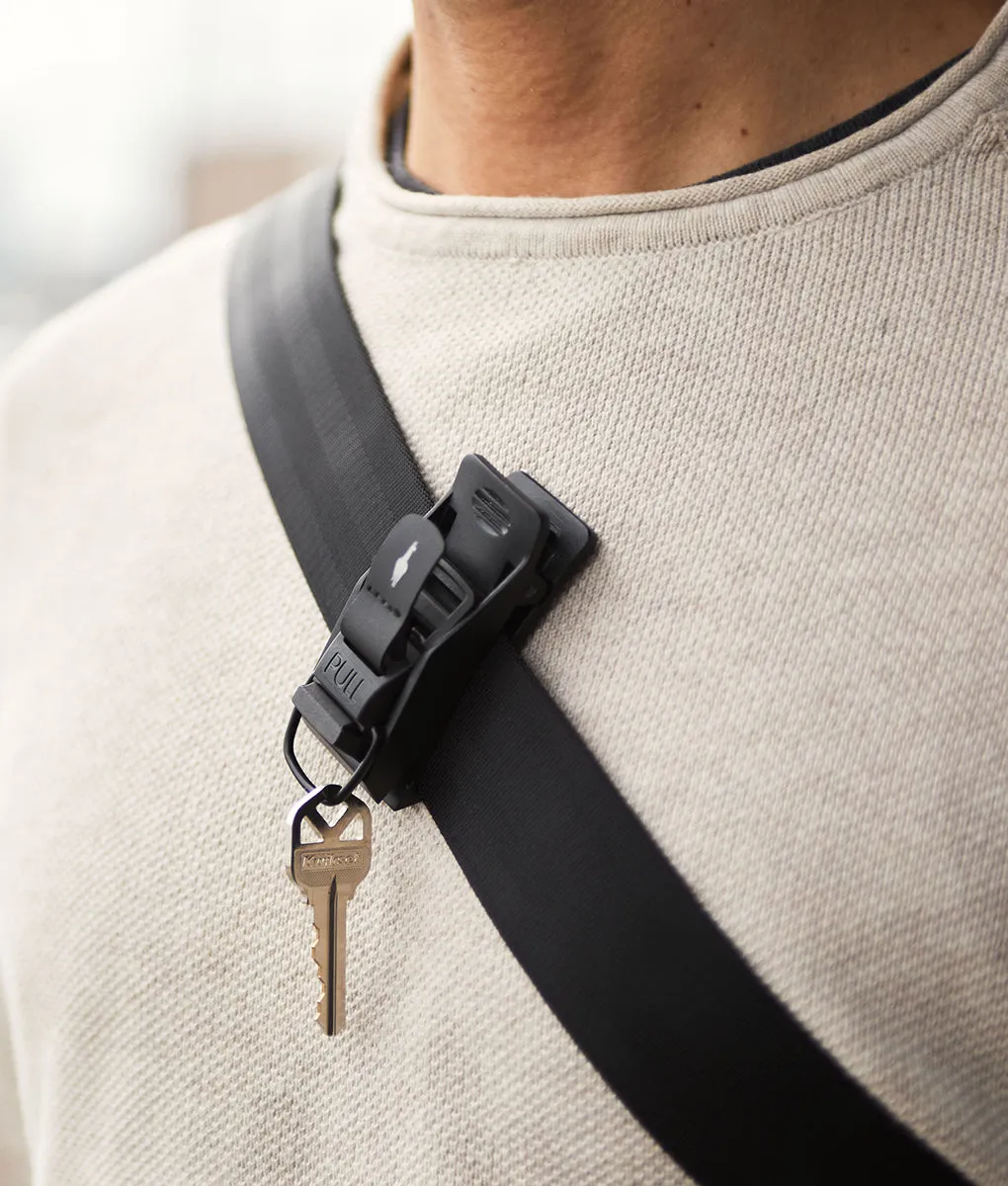 Alpaka HUB Keychain nøglering sort til 8 nøgler