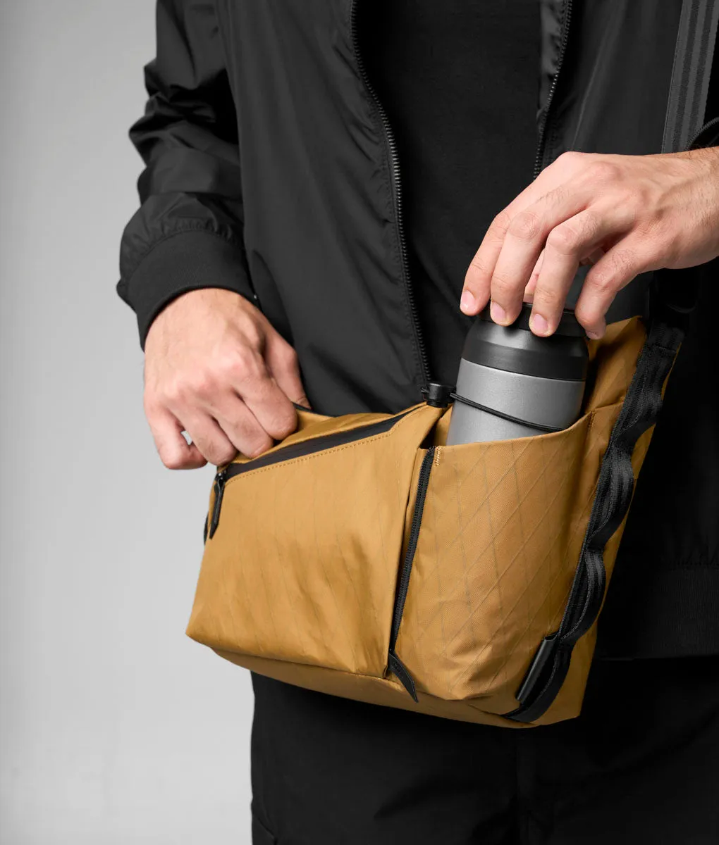 Alpaka Flow Satchel 4L skuldertaske brun X-Pac