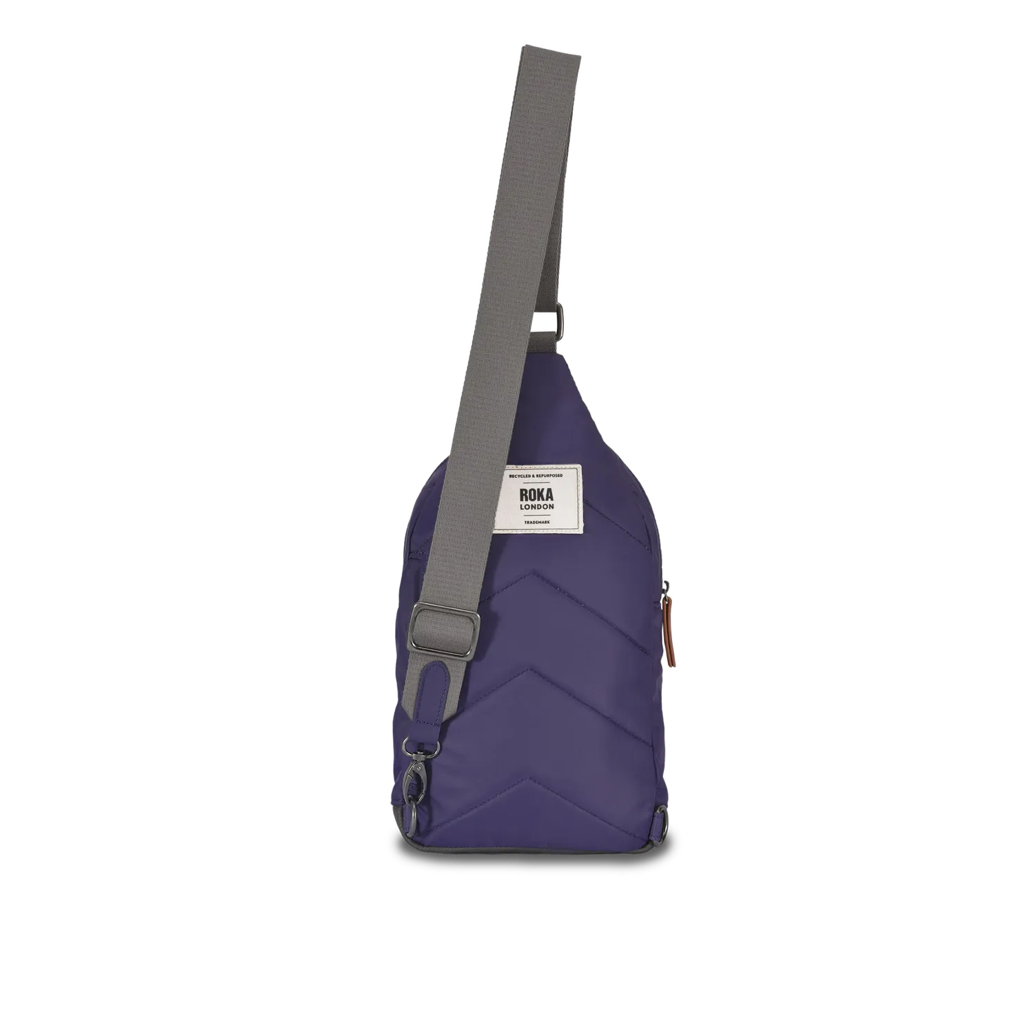 Roka London Willesden Large crossbody taske mulberry vandafvisende