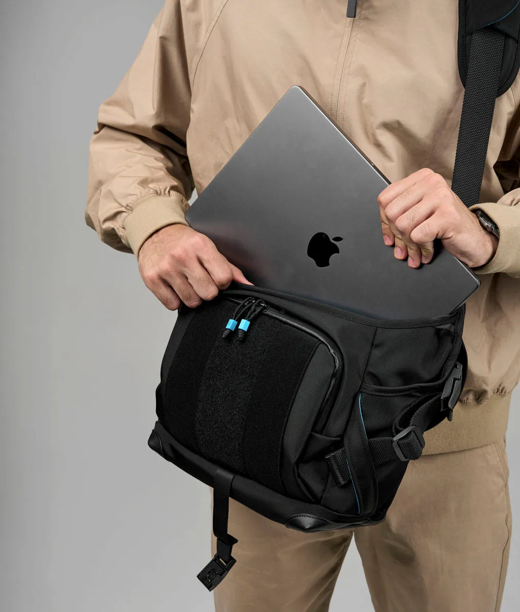Alpaka 7ven Messenger 14 skuldertaske sort ballistic
