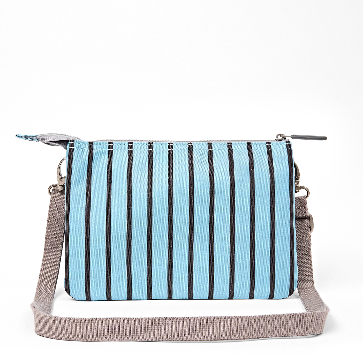 Roka Carnaby XL crossbodytaske Extra Large blå stribet