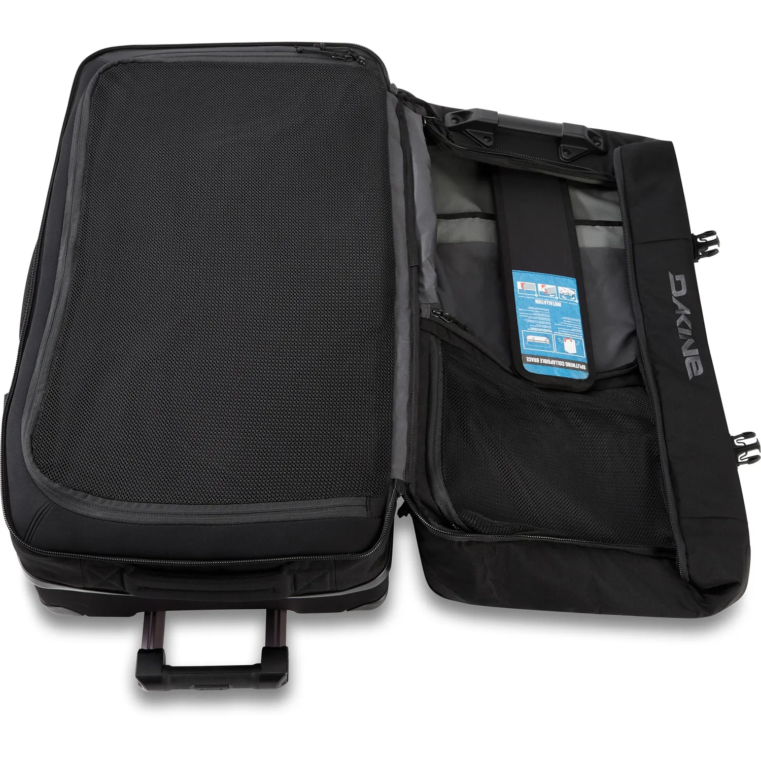 Dakine Split Roller 85L rullekuffert sort stor