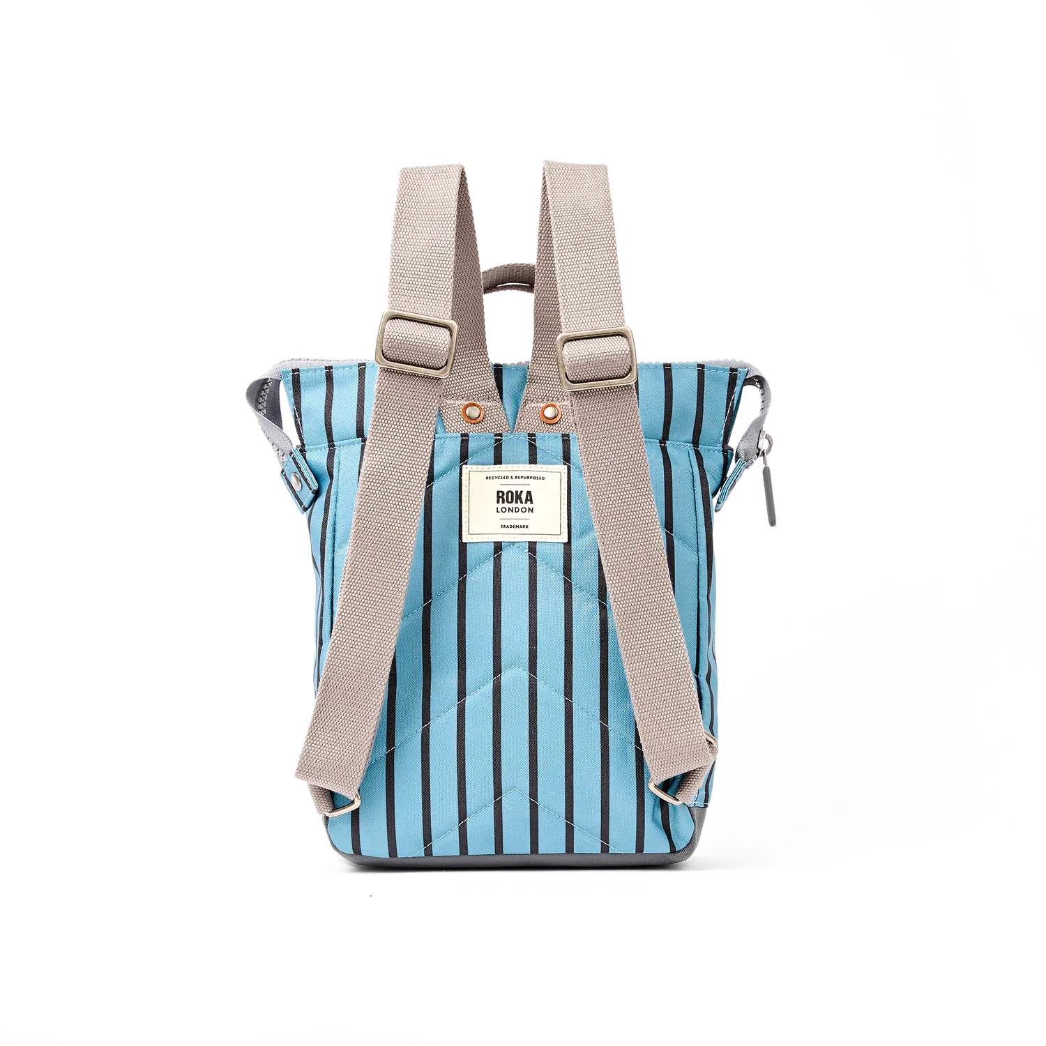 Roka London Bantry rygsæk Small Blue Stripe