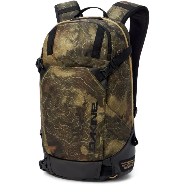 Dakine Heli 2.0 rygsæk 12L earth topo med RECCO