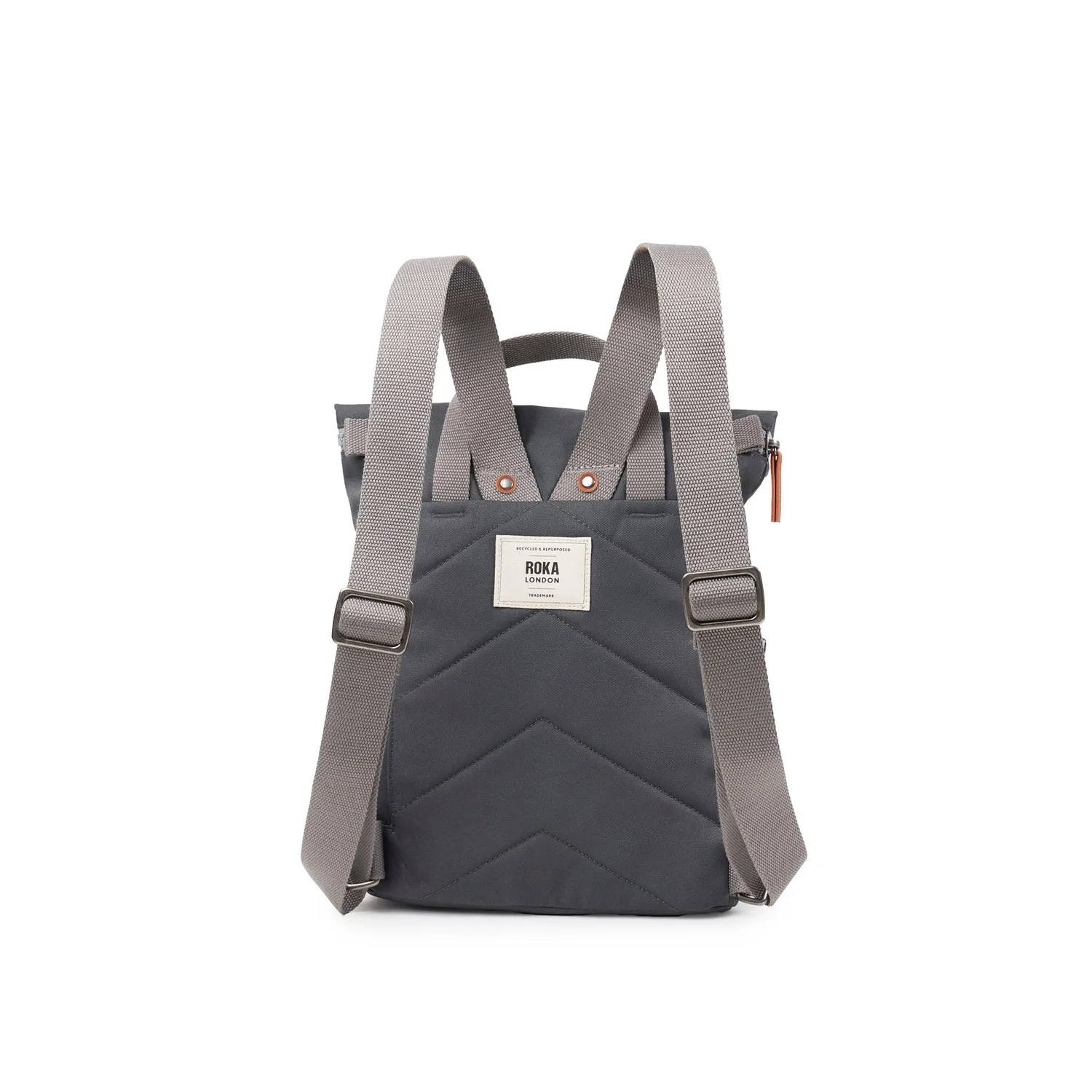 Roka London Finchley Small rygsæk Faded Black tablet-rum