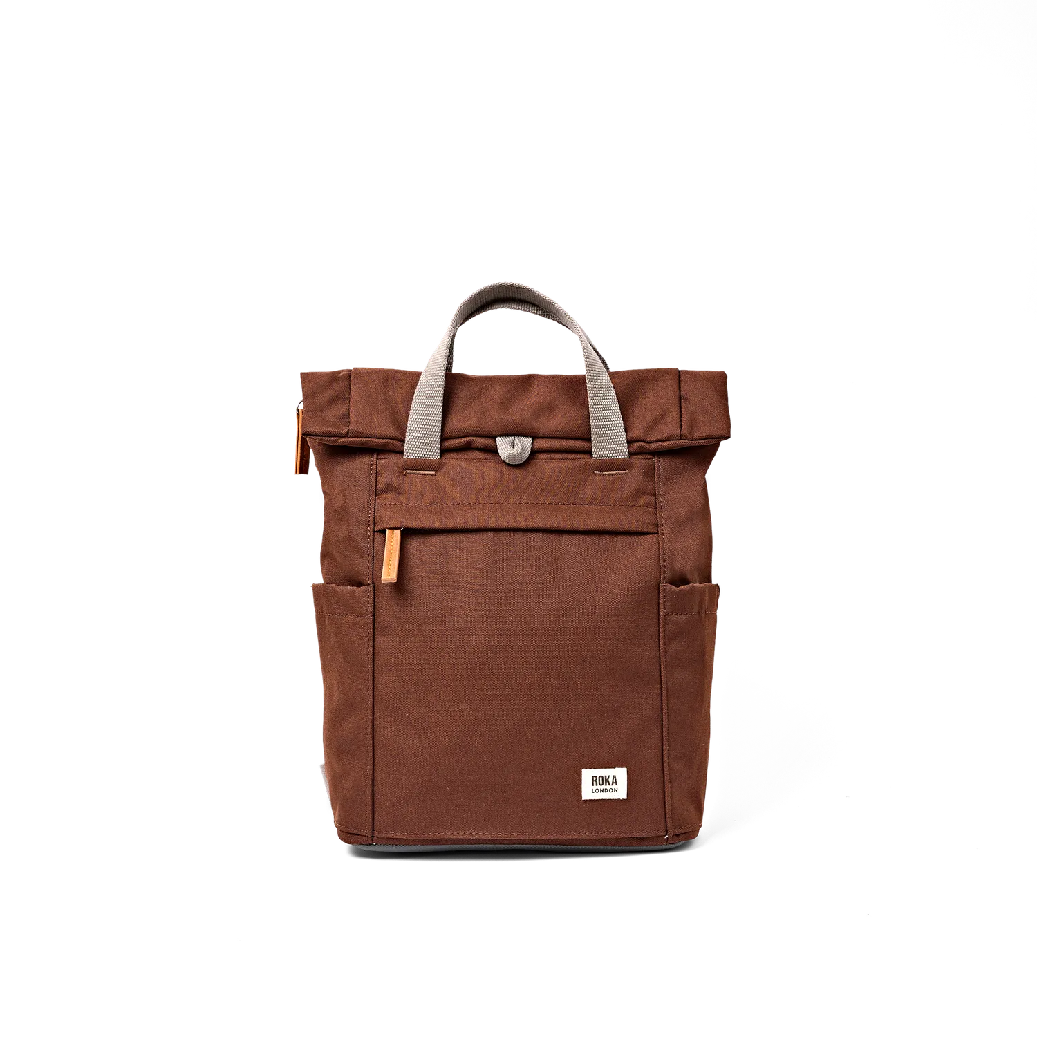 Roka London Finchley rygsæk Chocolate Medium laptoprum