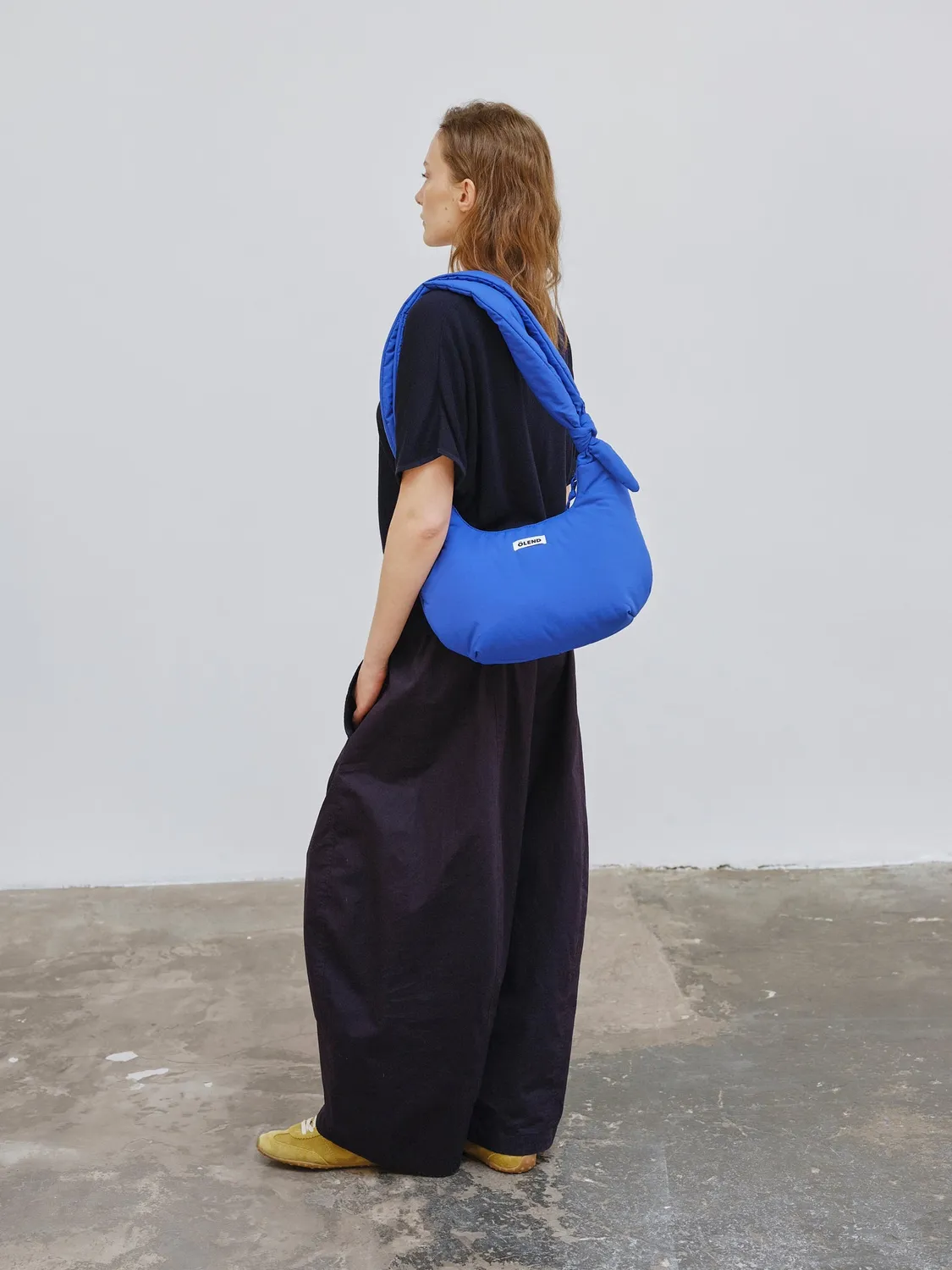 Ölend Capri crossbody Cobalt blue lynlåslomme