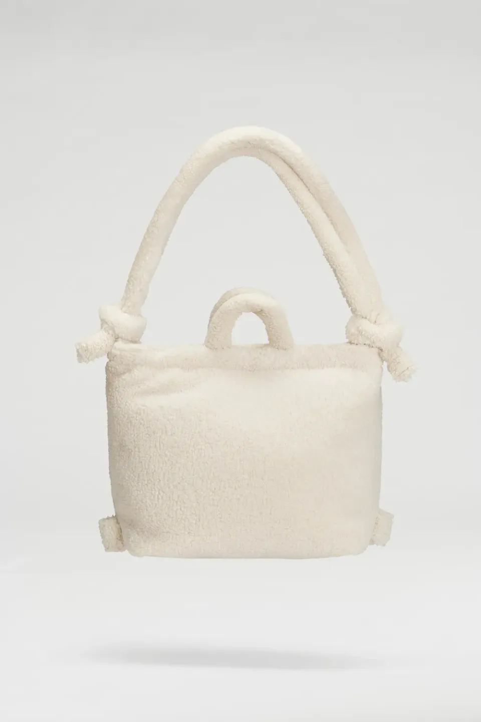 Ölend Ona Sherpa skuldertaske Sand teddy 17" laptop