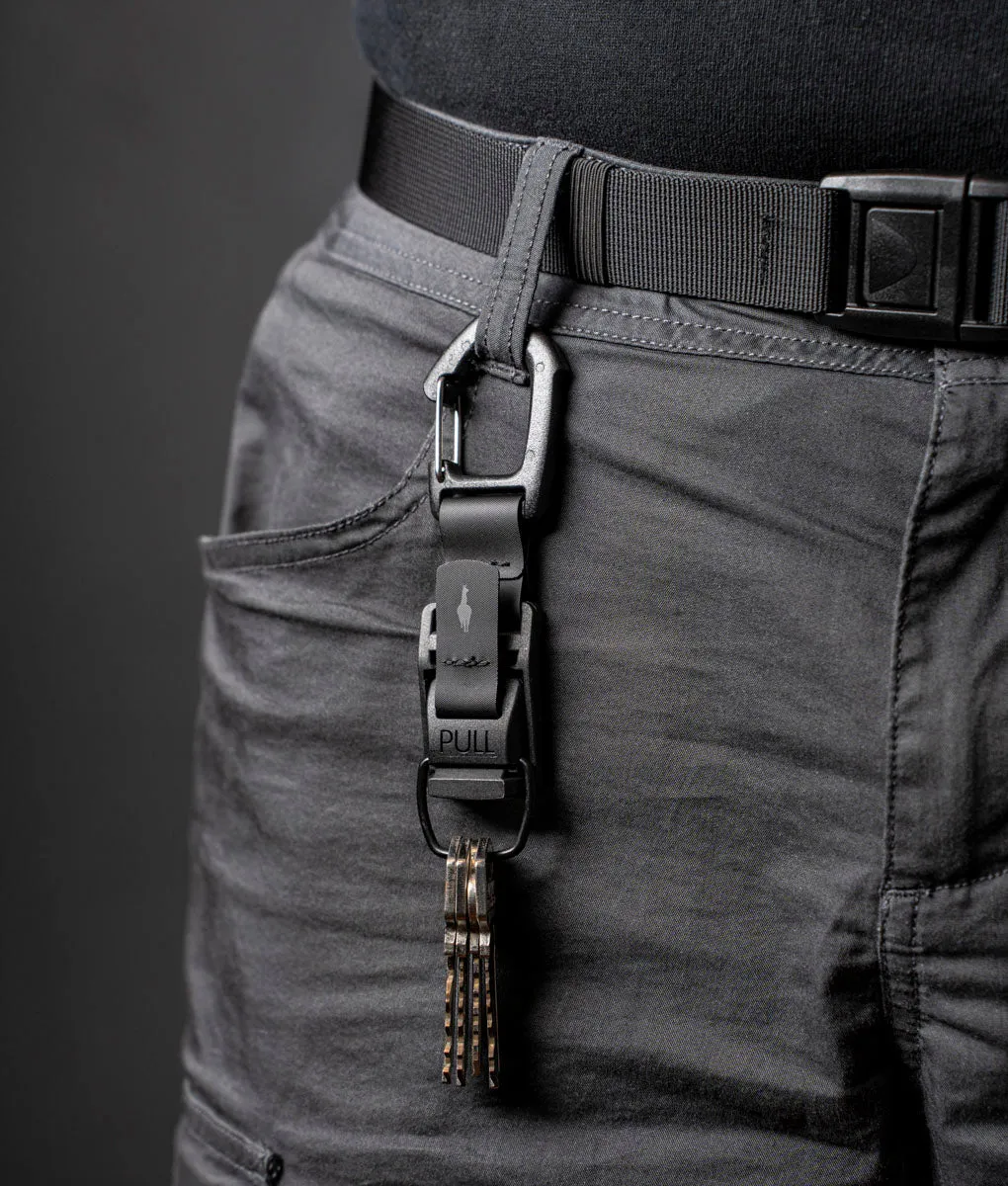 Alpaka HUB Carabiner karabinhage sort mount
