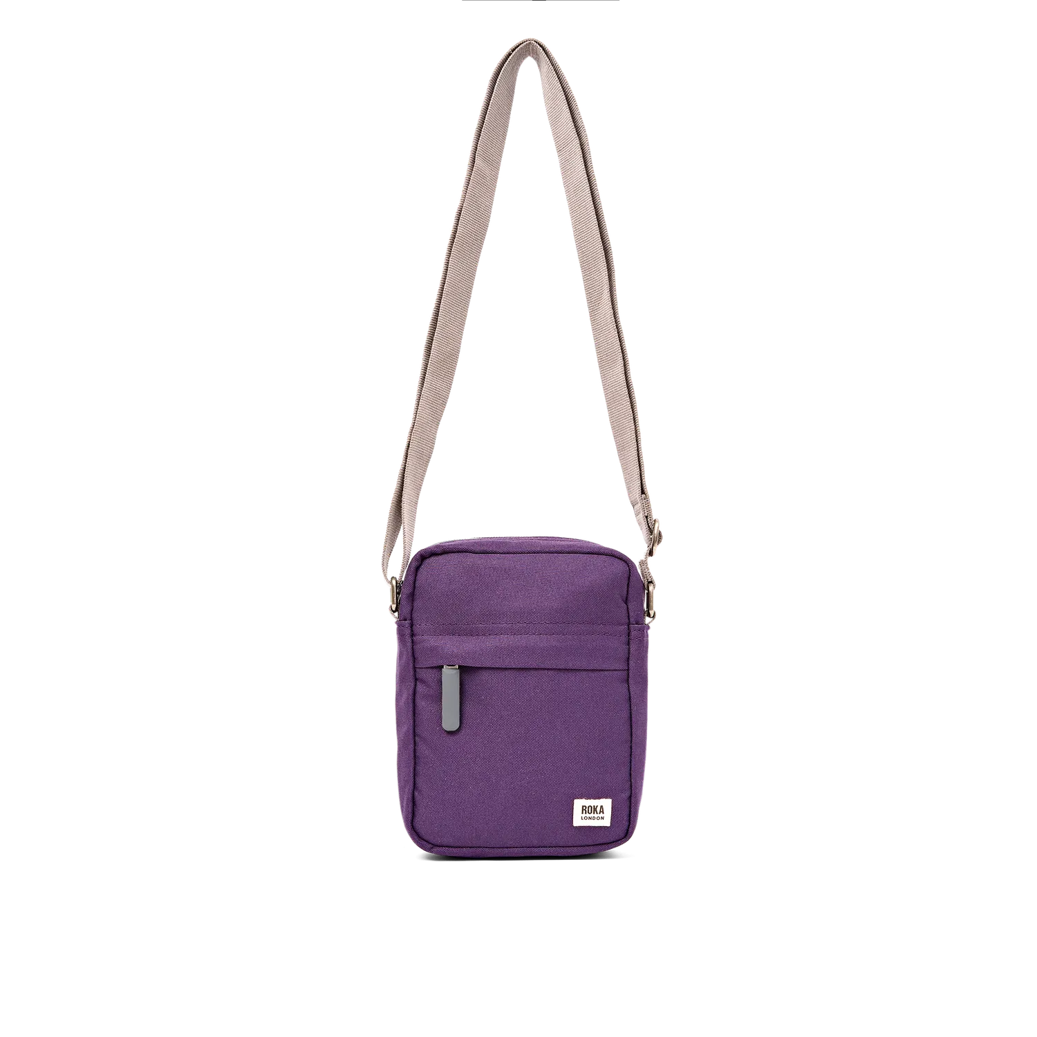 Roka London Bond Small crossbody taske Deep Grape 1,5 liter