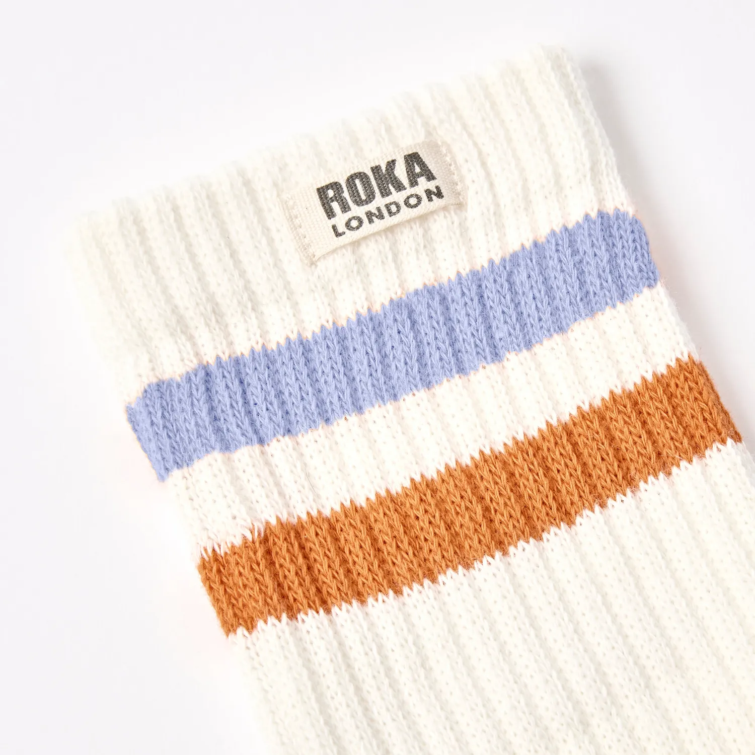 Roka London Windsor strømper Thistle Burnt Orange dame økologisk bomuld