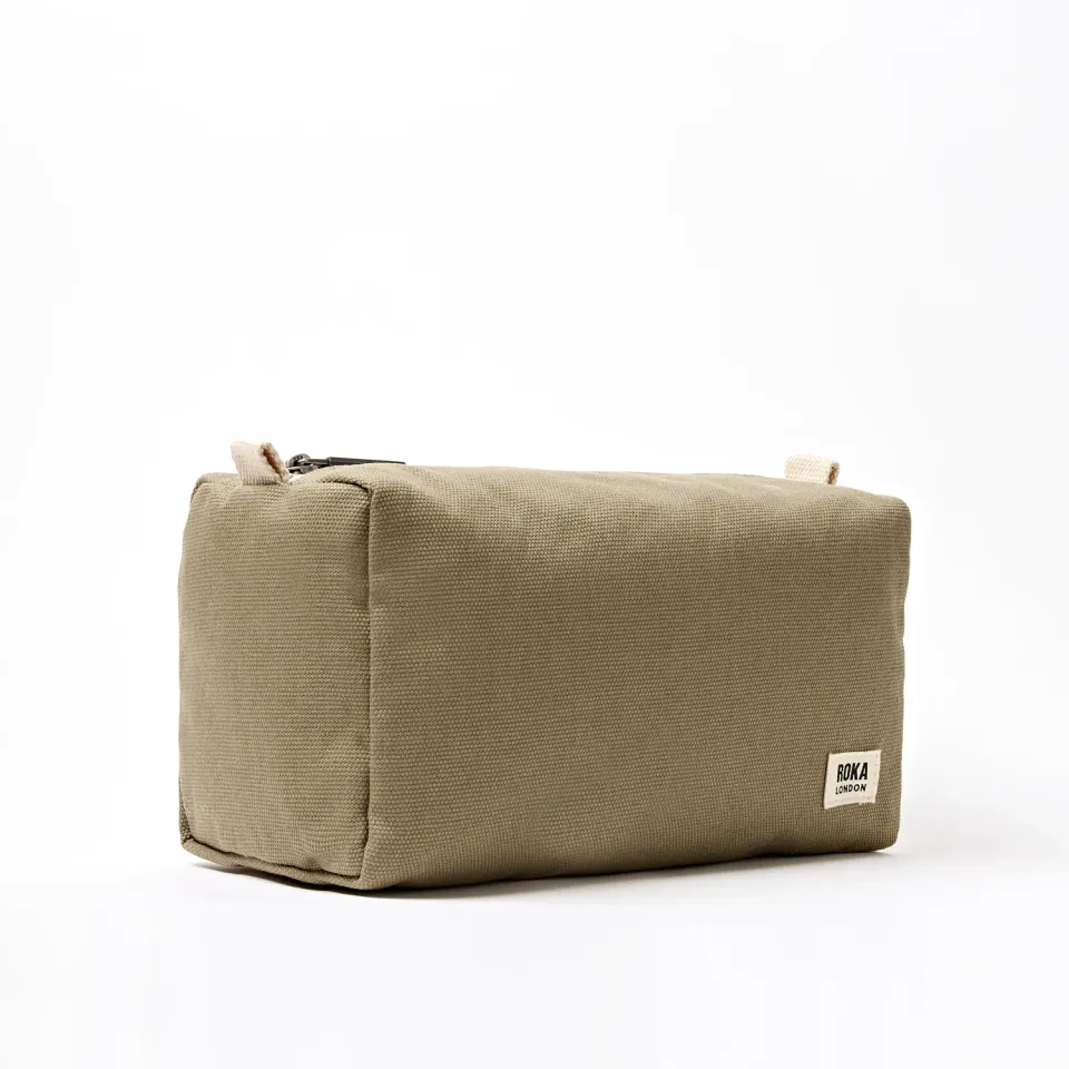 Roka London Maygrove toilettaske Small taupe vandafvisende