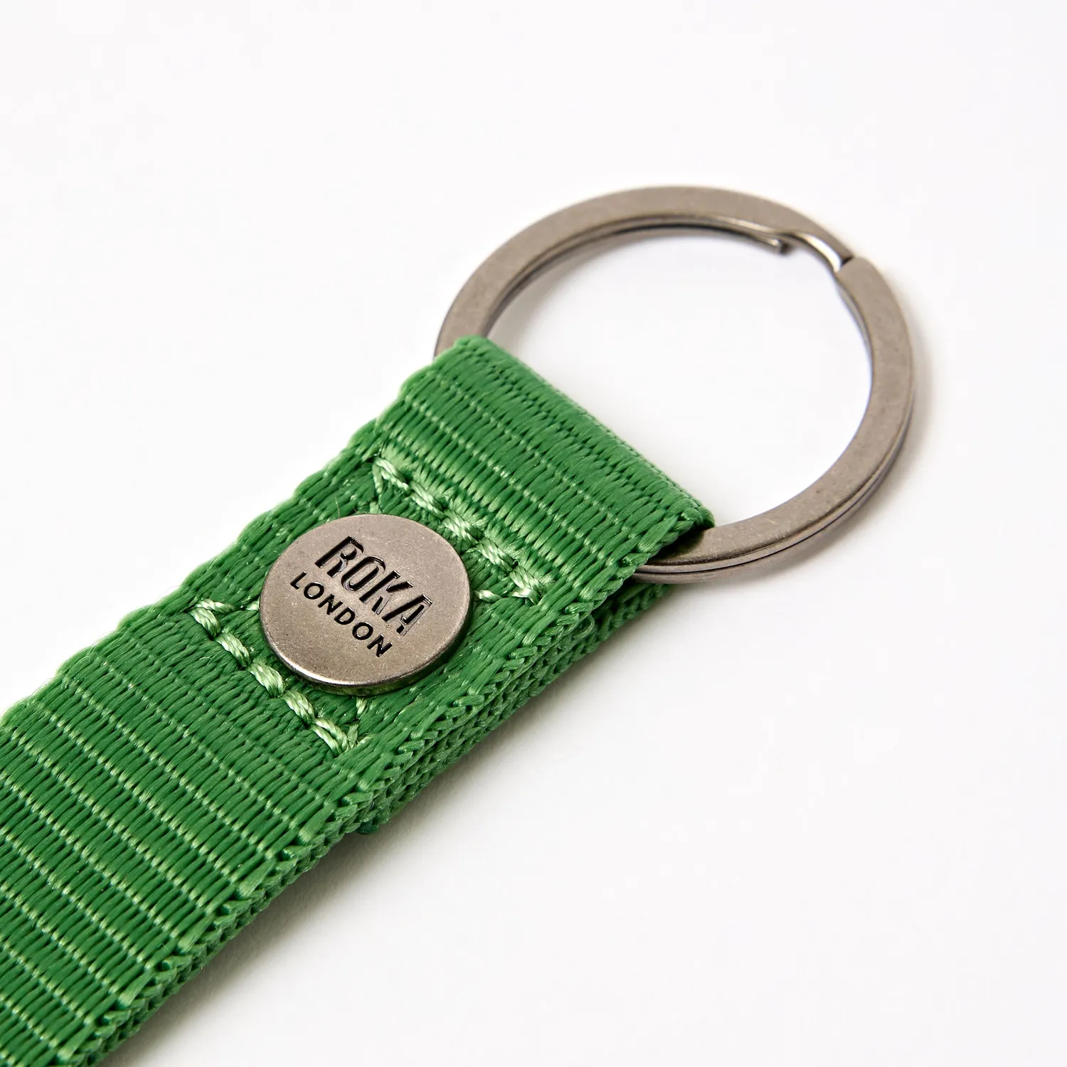 Roka London Portland One Size nøglering Online Lime Taslon