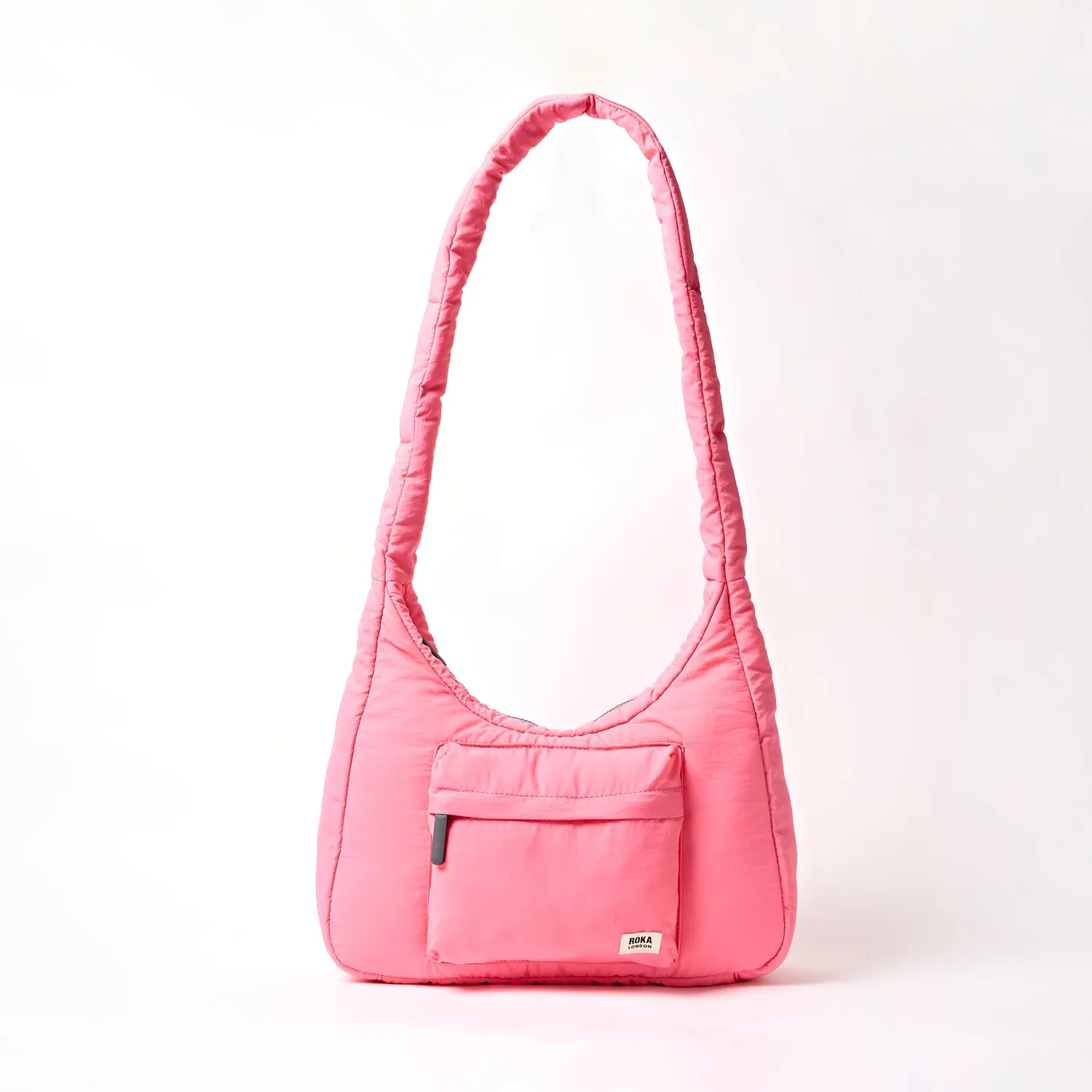 Roka London Belsize Crossbody taske Pink Lemonade Medium let