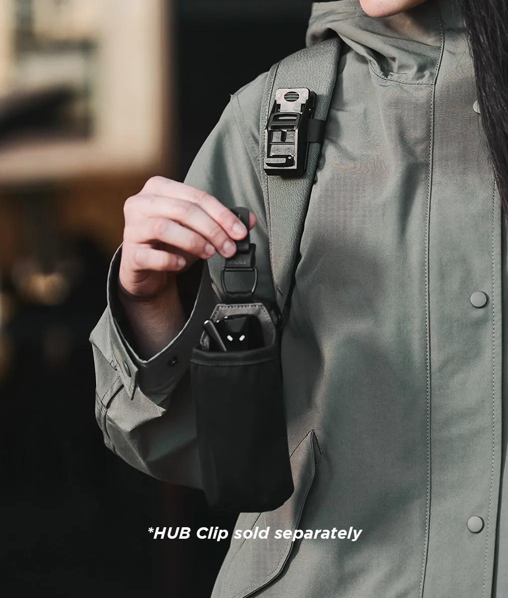 Alpaka HUB Sunglasses Pouch brilleetui sort blødt