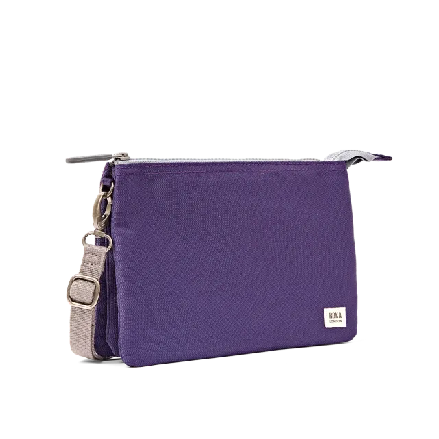 Roka London Carnaby XL crossbody taske Deep Grape 0,5 l