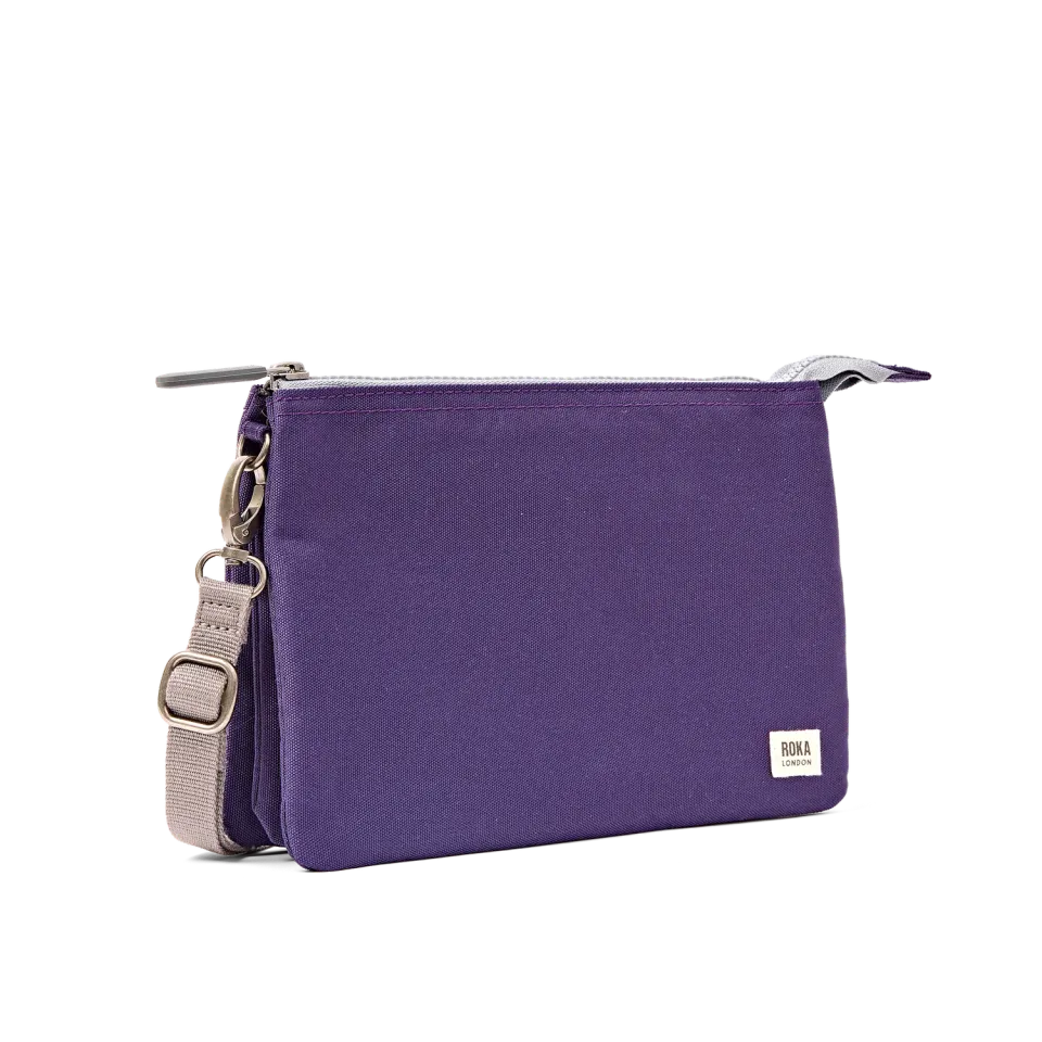Roka London Carnaby XL crossbody taske Deep Grape 0,5 l