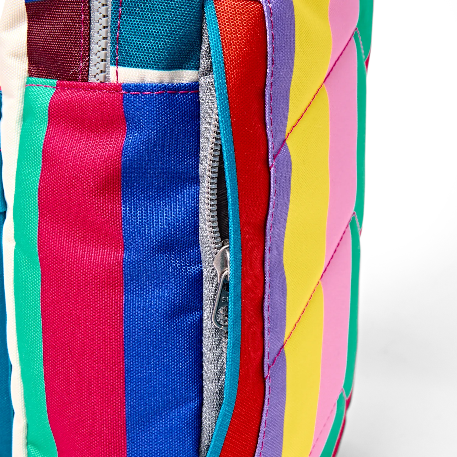 Roka London Willesden Sling taske Wide Multi Stripe Large 5 liter