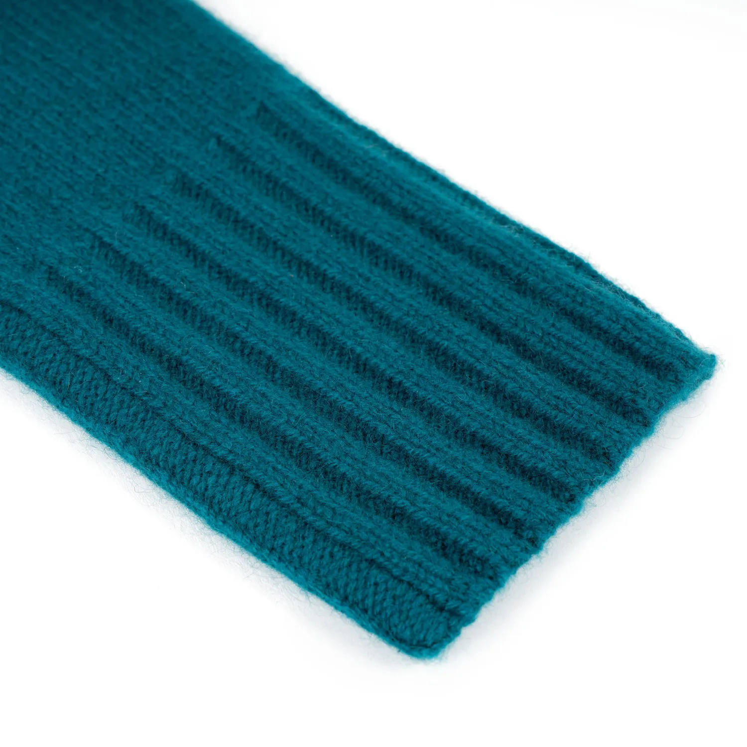 Roka London Metropolitan fingerløse handsker teal cashmere