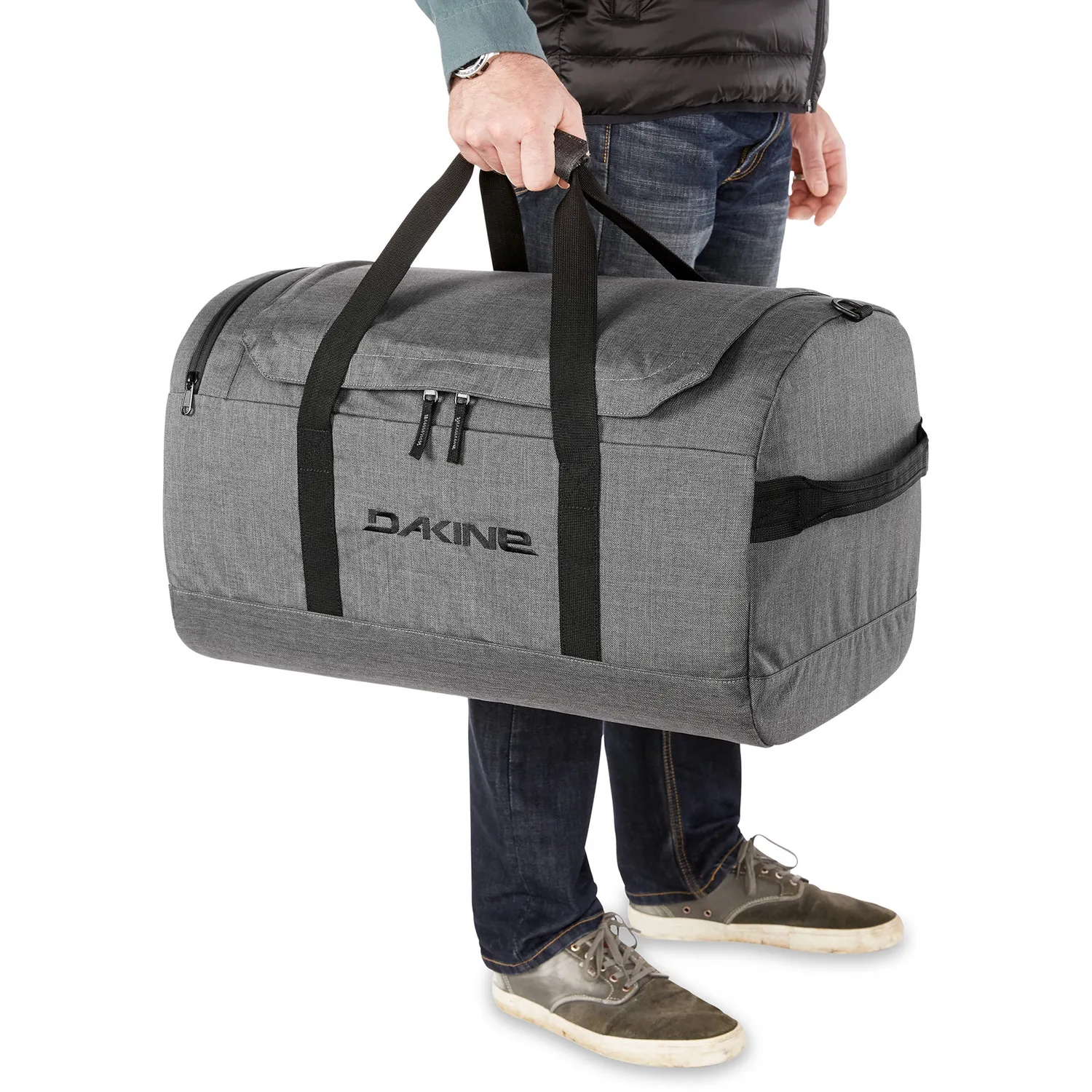 Dakine EQ Duffle rejsetaske 70L sort sammenpakkelig