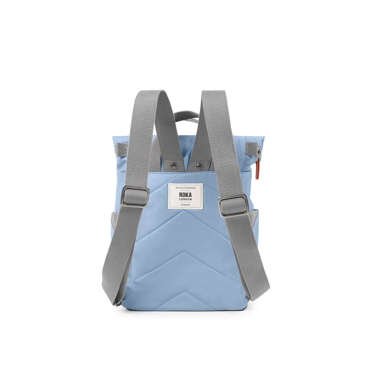 Roka London Canfield rygsæk retro blue small blå