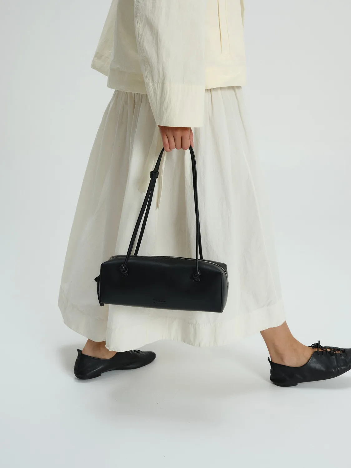 Ölend Mini Brick Bag skuldertaske Black vegansk læder