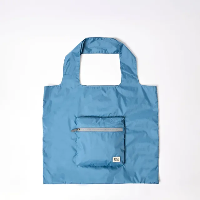 Roka London Borough Medium shopper retro blue let