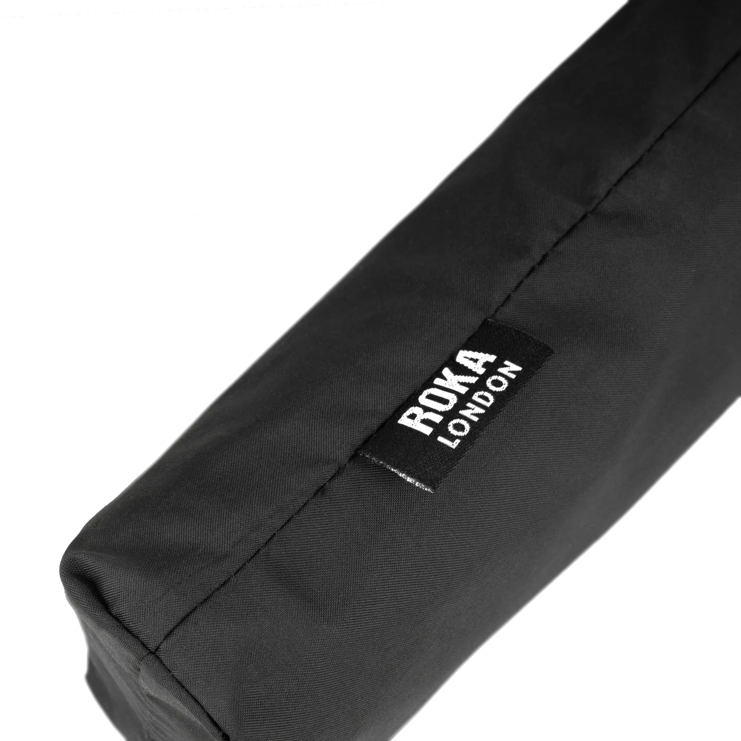Roka London Waterloo paraply Black Teal Medium kompakt