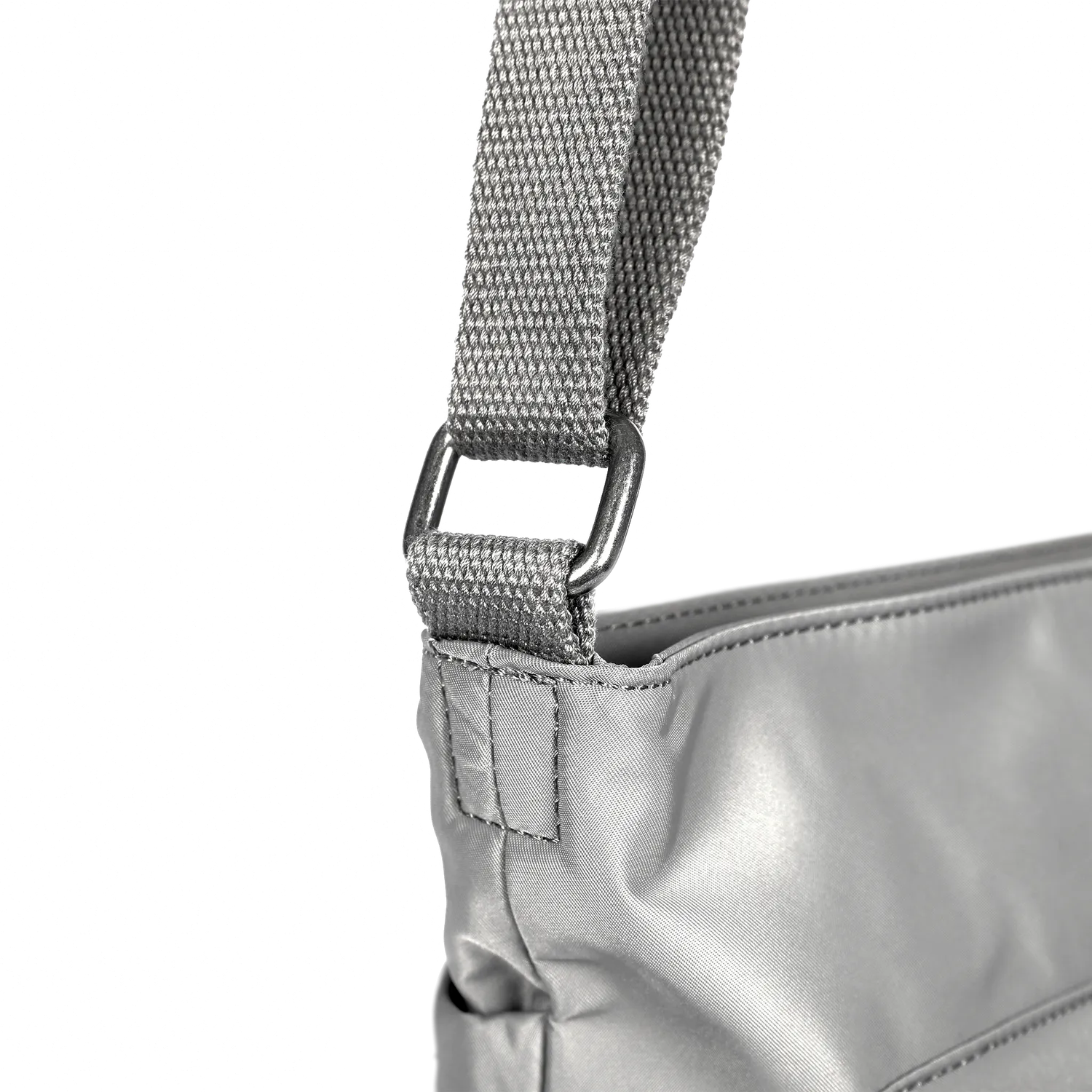 Roka London Kennington skuldertaske Stormy Medium crossbody