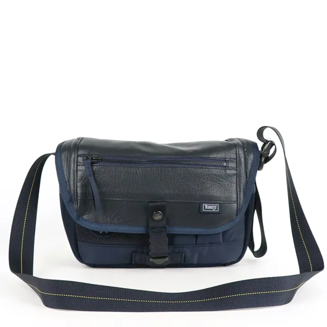 Harvest Label Custom HC-0104 skuldertaske sort med klap